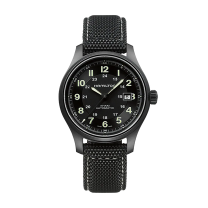 Hamilton Khaki Field Titanium Auto 42mm Black Dial Watch