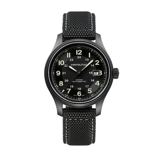 Hamilton Khaki Field Titanium Auto 42mm Black Dial Watch
