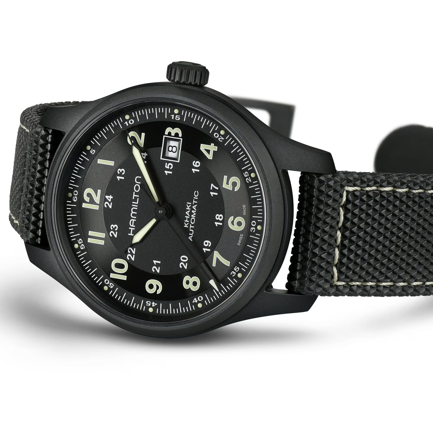 Hamilton Khaki Field Titanium Auto 42mm Black Dial Watch