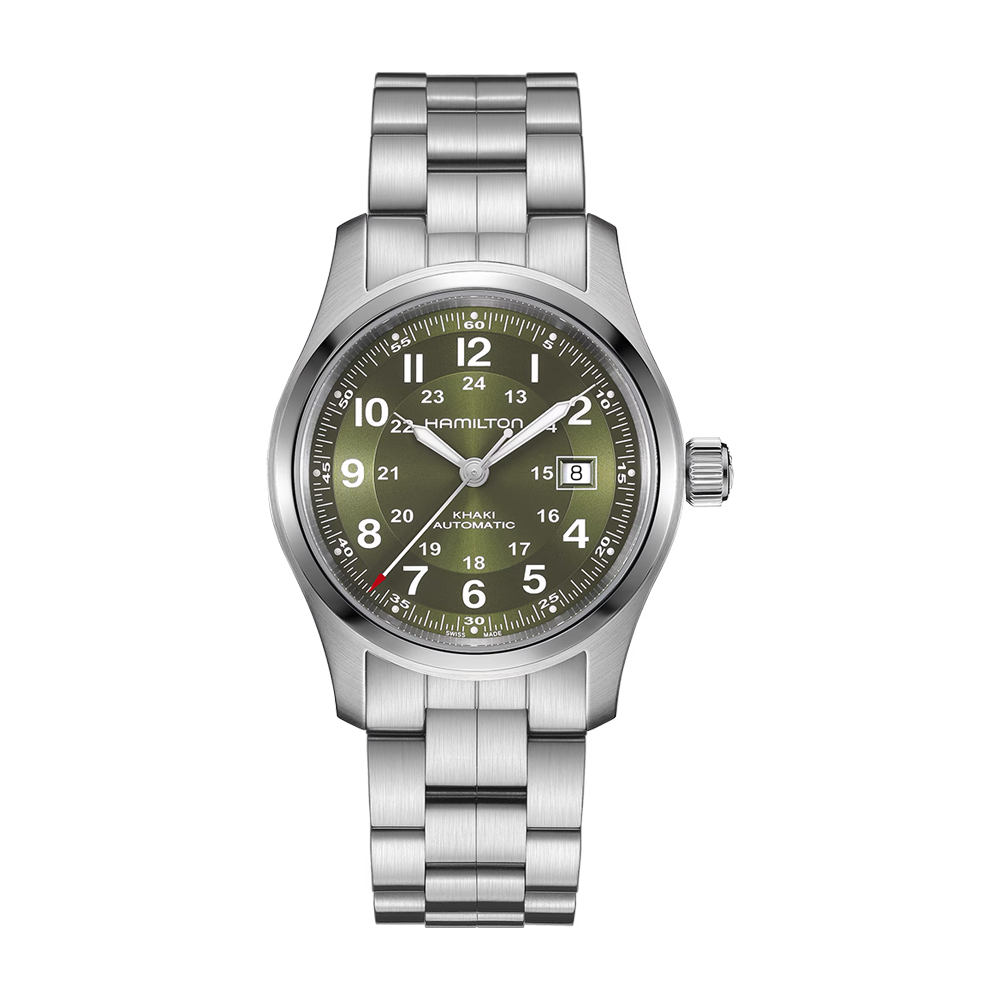Hamilton Khaki Field Auto 42mm Green Dial Watch