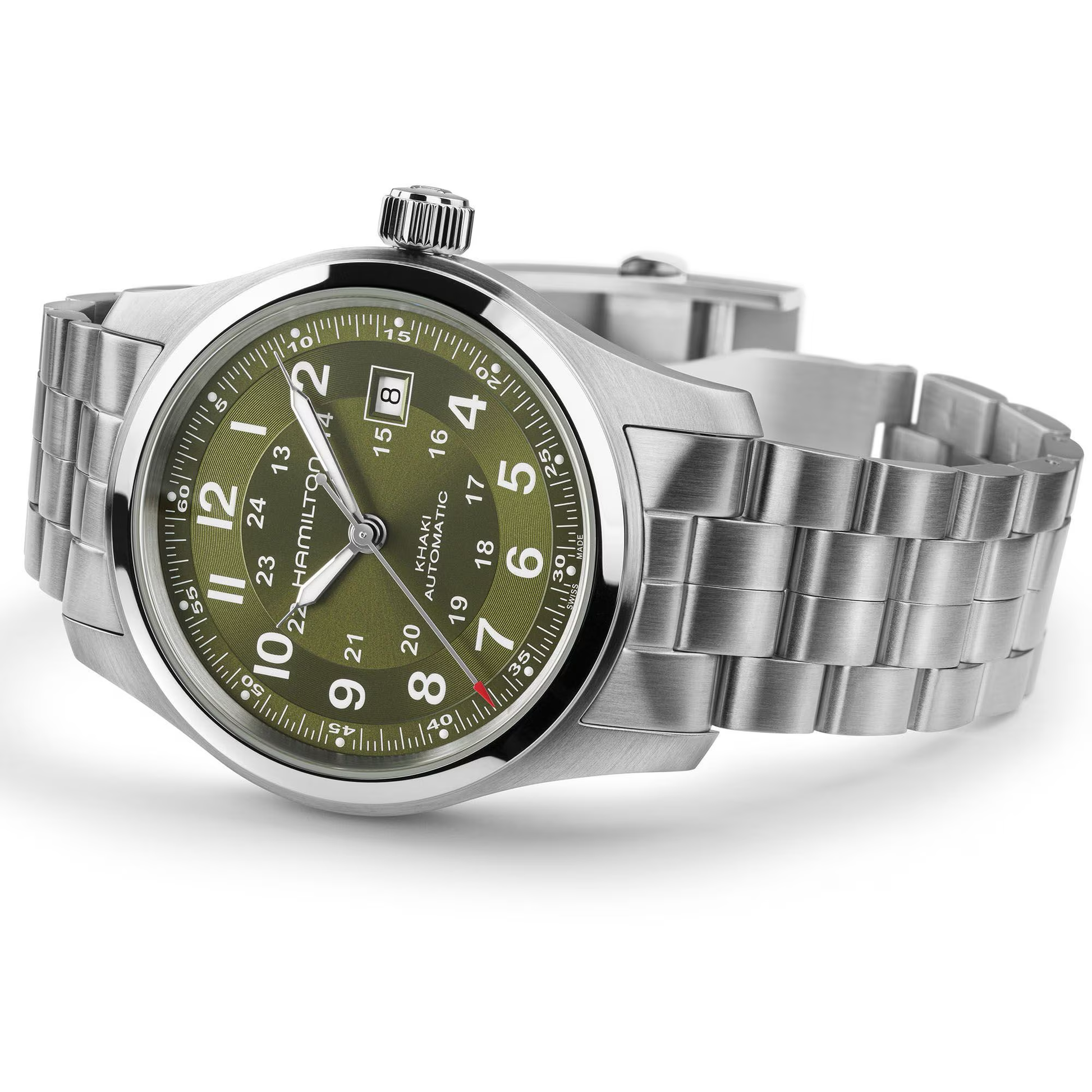 Hamilton Khaki Field Auto 42mm Green Dial Watch