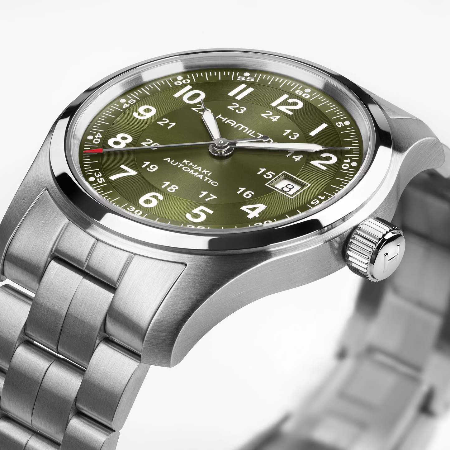 Hamilton Khaki Field Auto 42mm Green Dial Watch