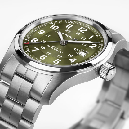 Hamilton Khaki Field Auto 42mm Green Dial Watch