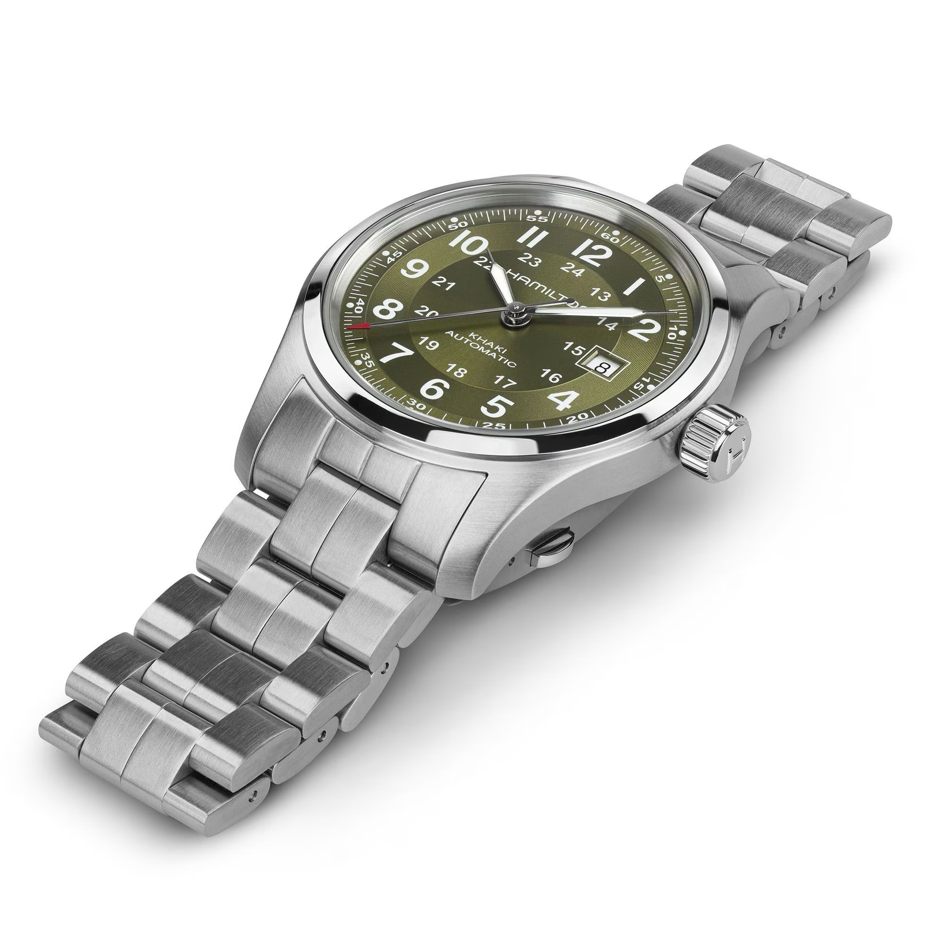 Hamilton Khaki Field Auto 42mm Green Dial Watch
