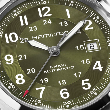Hamilton Khaki Field Auto 42mm Green Dial Watch