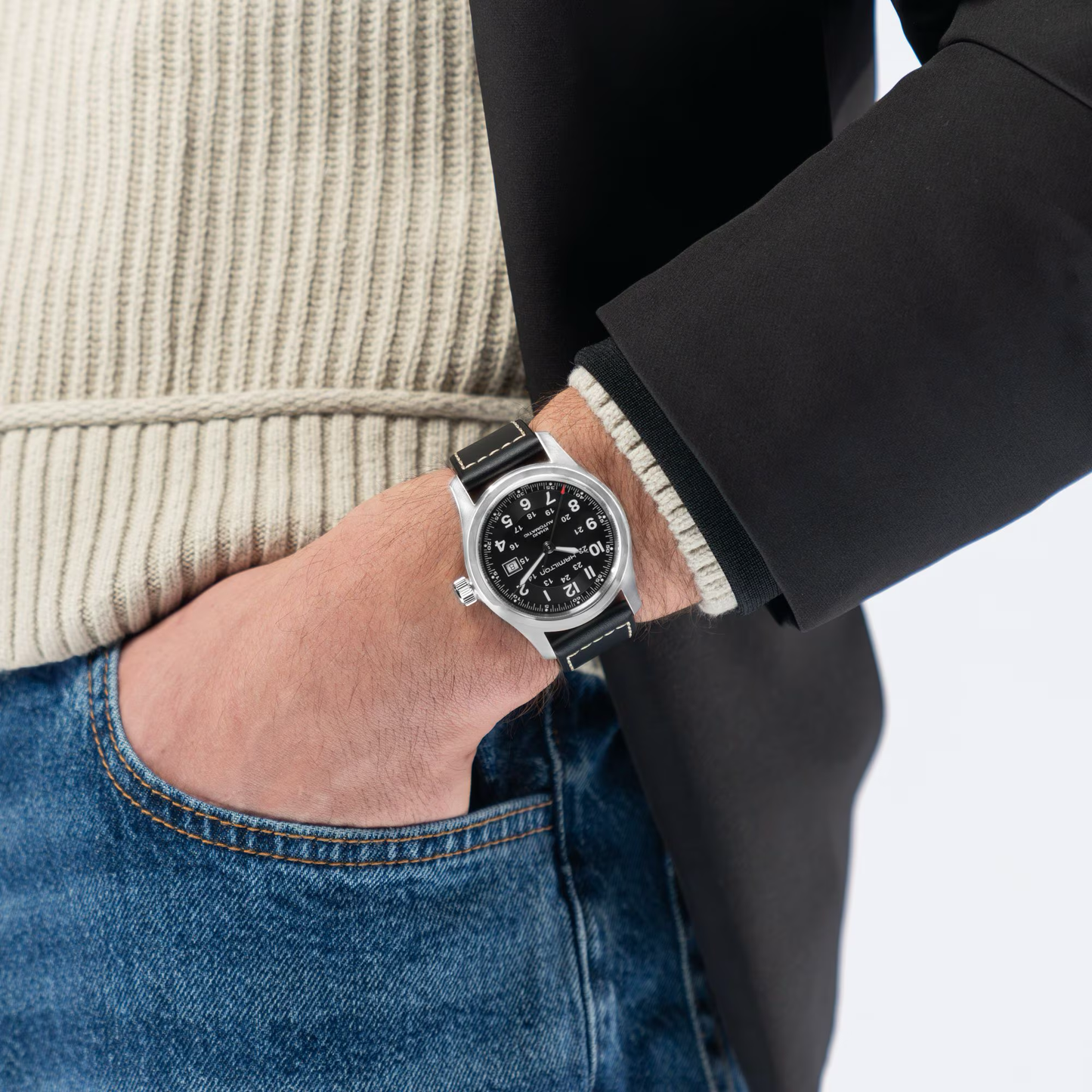 Hamilton Khaki Field Auto 42mm Black Dial