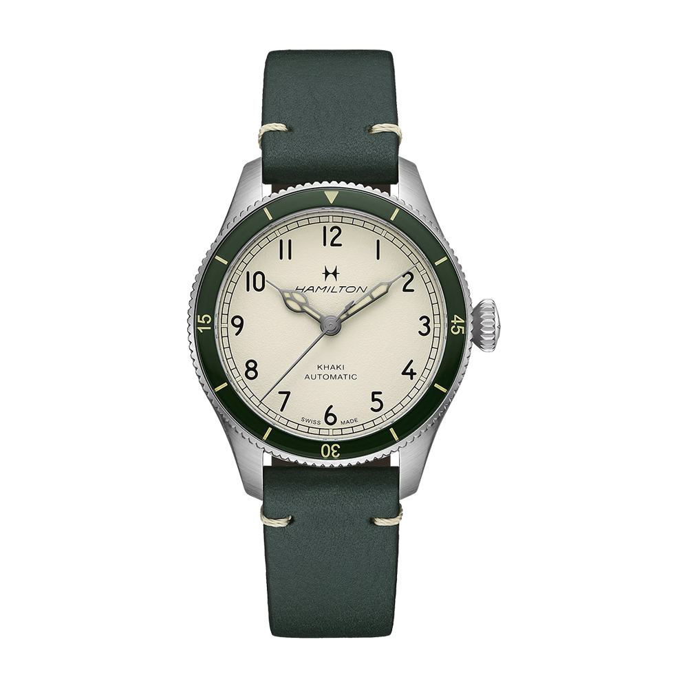 Hamilton Khaki Aviation Pilot Pioneer 38mm White Dial Watch