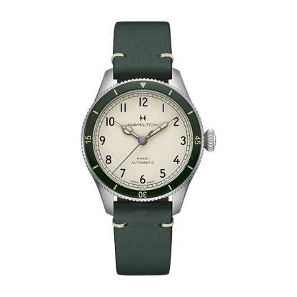 Hamilton Khaki Aviation Pilot Pioneer 38mm White Dial Watch