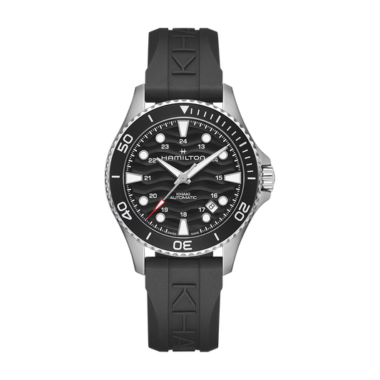 Hamilton Khaki Navy Scuba Auto 40mm Black Dial Rubber Watch