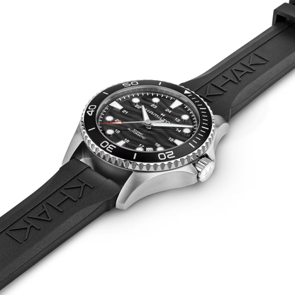 Hamilton Khaki Navy Scuba Auto 40mm Black Dial Rubber Watch