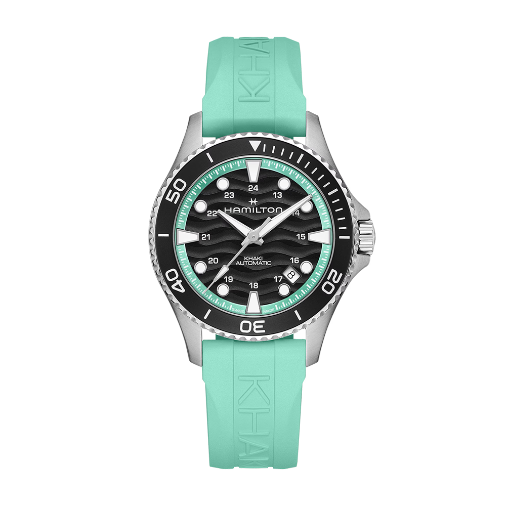 Hamilton Khaki Navy Scuba Auto 40mm Green Strap