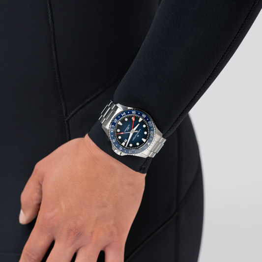 Hamilton Khaki Navy Scuba Auto GMT 43mm Blue Dial Watch
