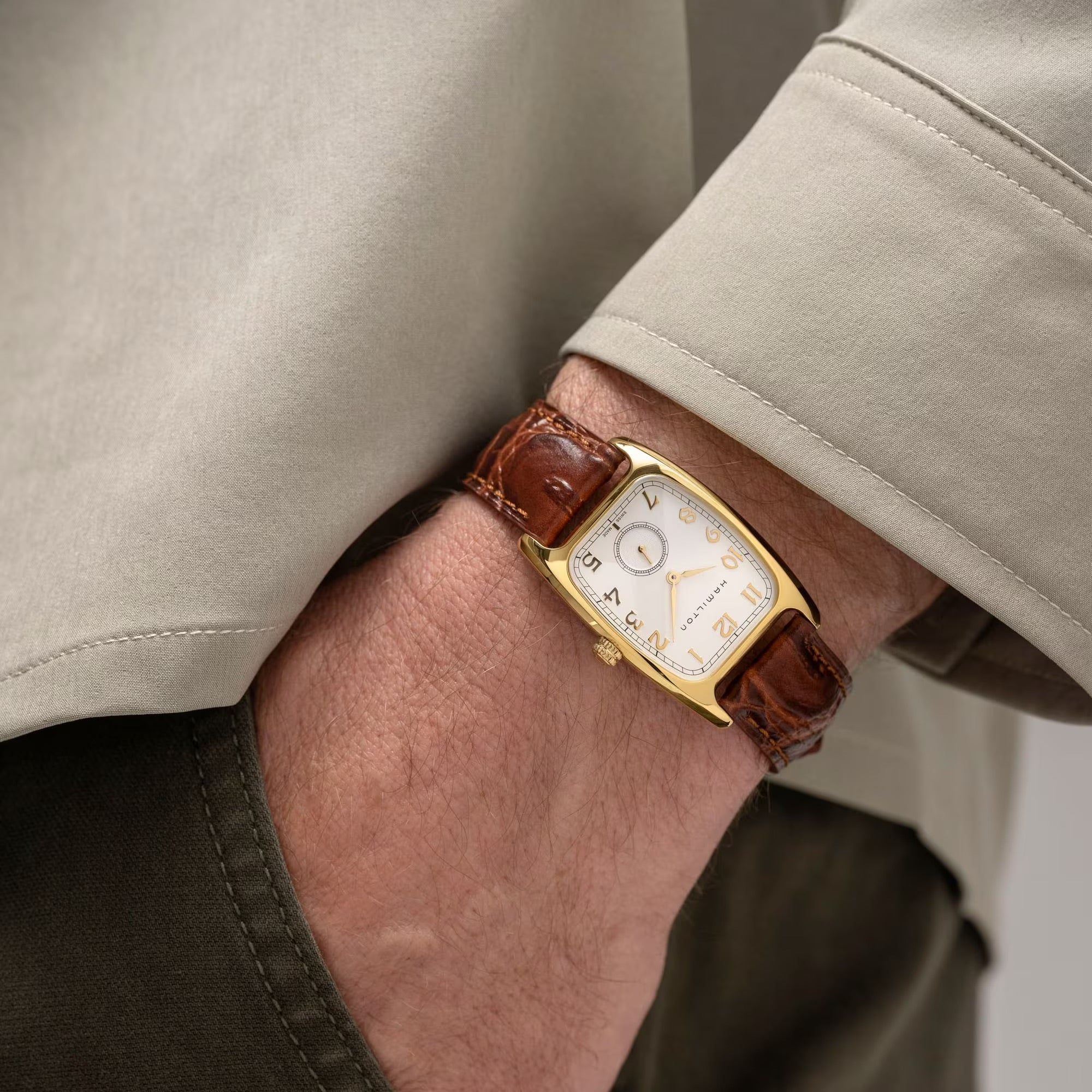 Hamilton American Classic Boulton Quartz Gold | King Jewelers