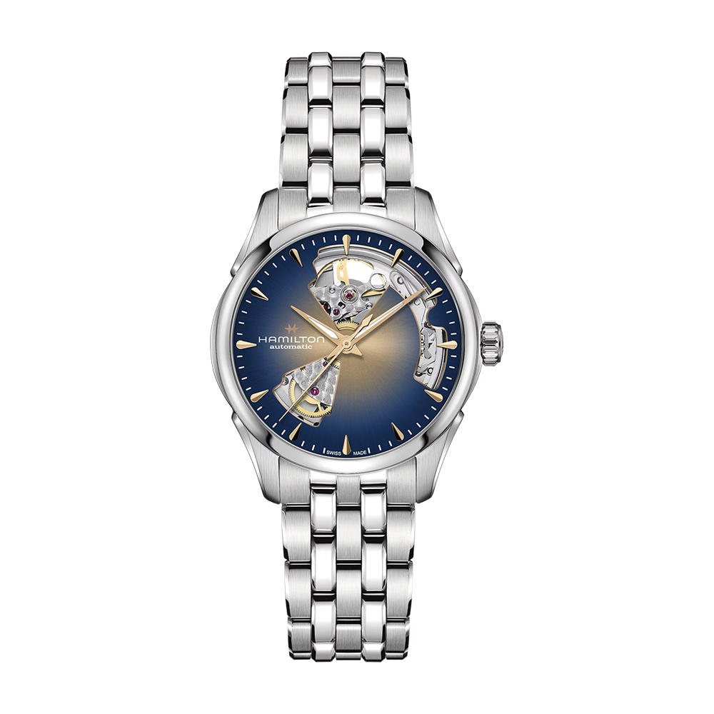 Hamilton Jazzmaster Open Heart Lady Auto 36mm Champagne Dial Watch
