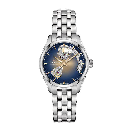 Hamilton Jazzmaster Open Heart Lady Auto 36mm Champagne Dial Watch