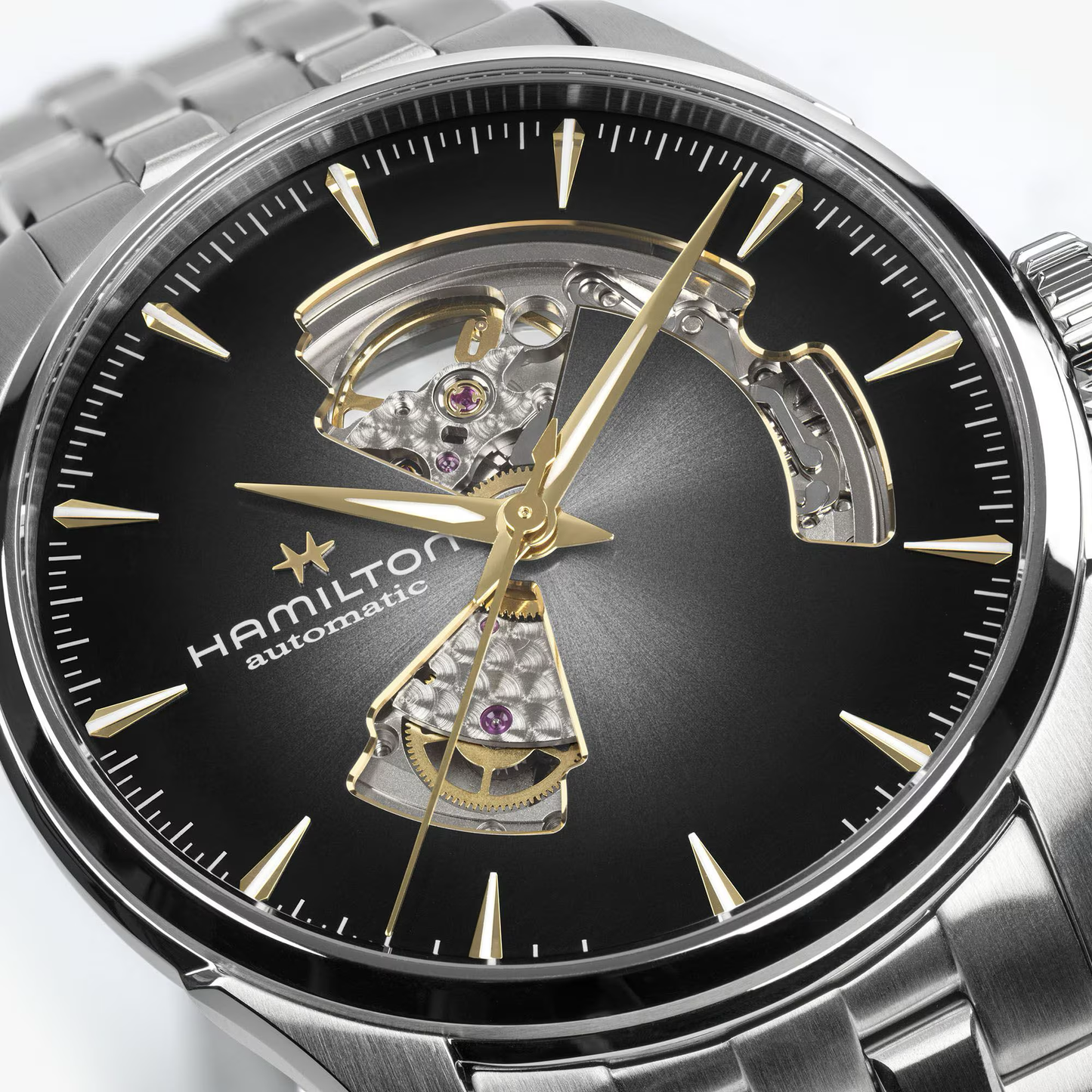 Hamilton Jazzmaster Open Heart Auto 42mm Black Dial Watch