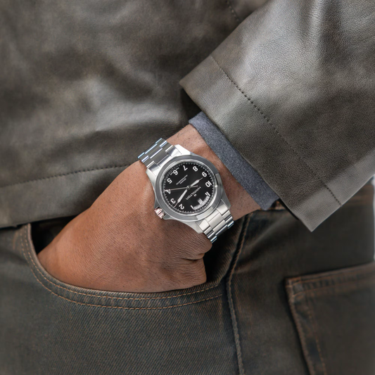 Hamilton Khaki Field King Day-Date Auto 40mm Black Dial Watch