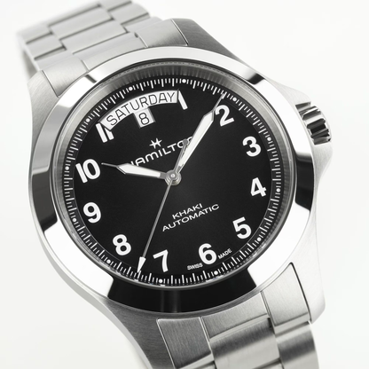 Hamilton Khaki Field King Day-Date Auto 40mm Black Dial Watch
