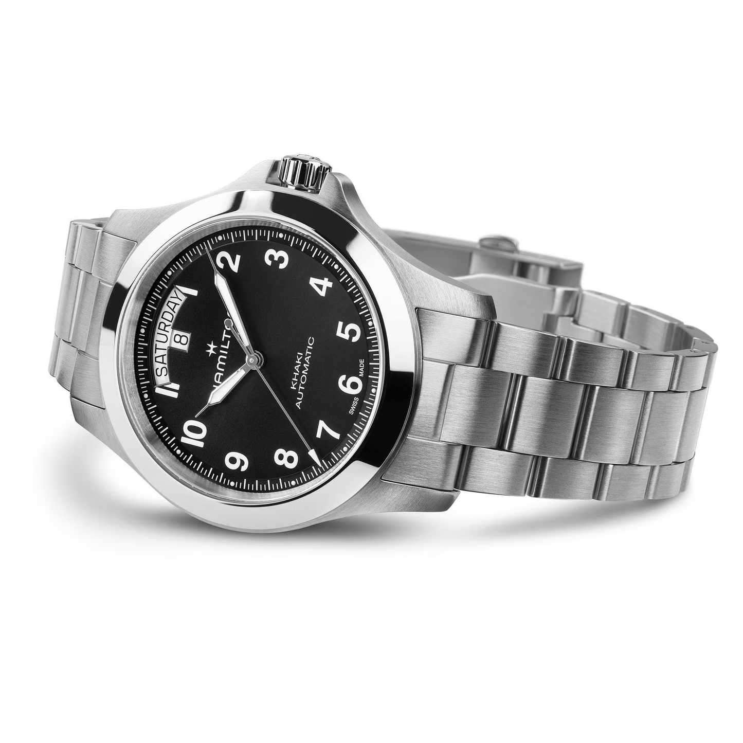 Hamilton Khaki Field King Day-Date Auto 40mm Black Dial Watch