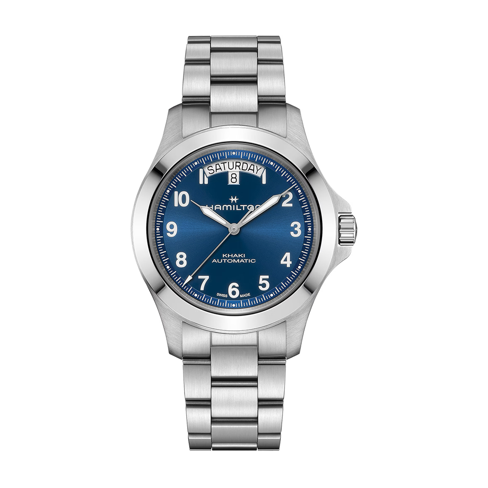 Hamilton Khaki Field King Day-Date Auto 40mm Blue Dial Watch