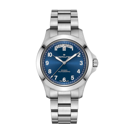 Hamilton Khaki Field King Day-Date Auto 40mm Blue Dial Watch