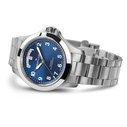 Hamilton Khaki Field King Day-Date Auto 40mm Blue Dial Watch