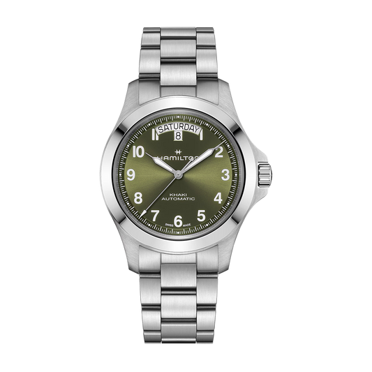 Hamilton Khaki Field King Day-Date Auto 40mm Green Dial Watch