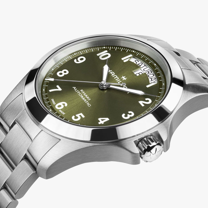 Hamilton Khaki Field King Day-Date Auto 40mm Green Dial Watch