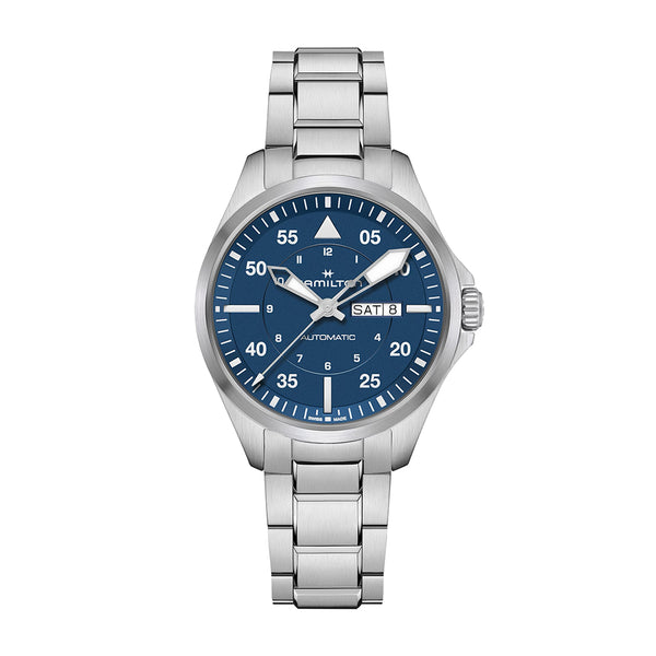 Hamilton Khaki Aviation Pilot Day Date H64635140 | King Jewelers