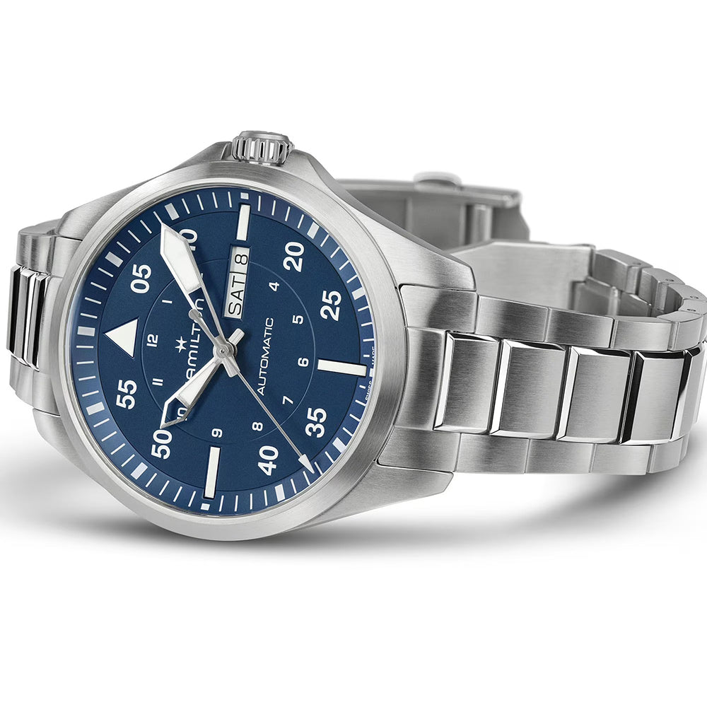 Hamilton Khaki Aviation Pilot Day Date H64635140 | King Jewelers