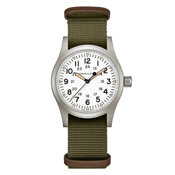 Hamilton Khaki Field Mechanical White Dial | King Jewelers