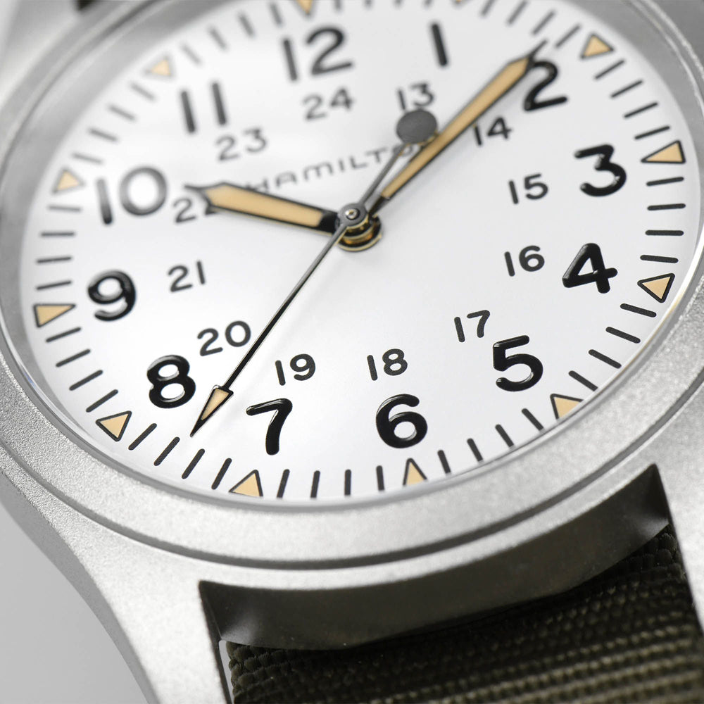 Hamilton Khaki Field Mechanical White Dial | King Jewelers