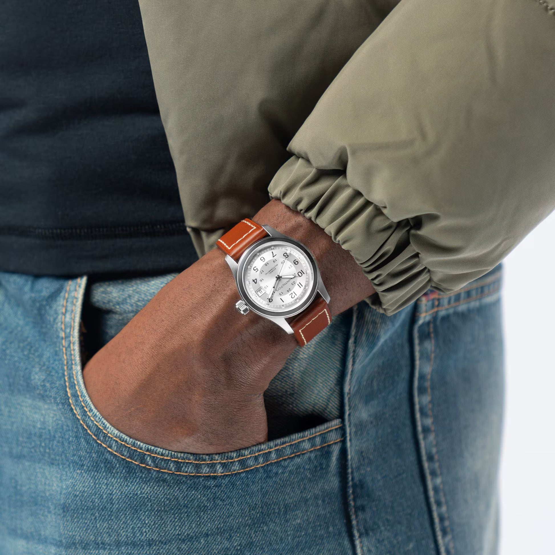 Hamilton Khaki Field Auto Silver Dial | King Jewelers