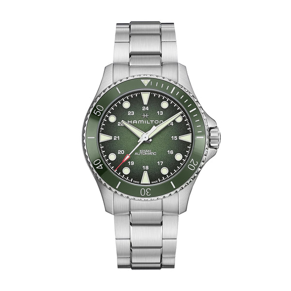 Hamilton Khaki Navy Scuba Auto Green | King Jewelers