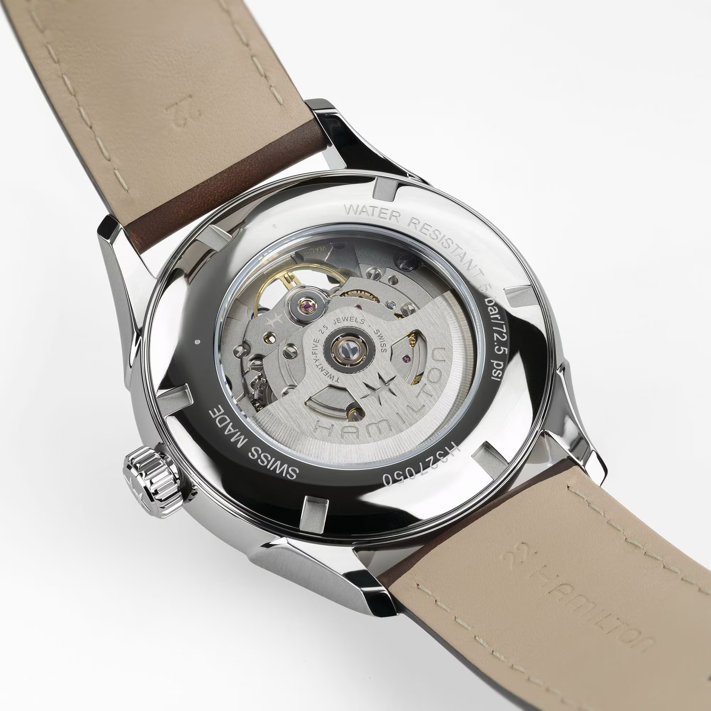 Hamilton Jazzmaster Open Heart Auto 42mm Brown Dial Leather Strap Watch
