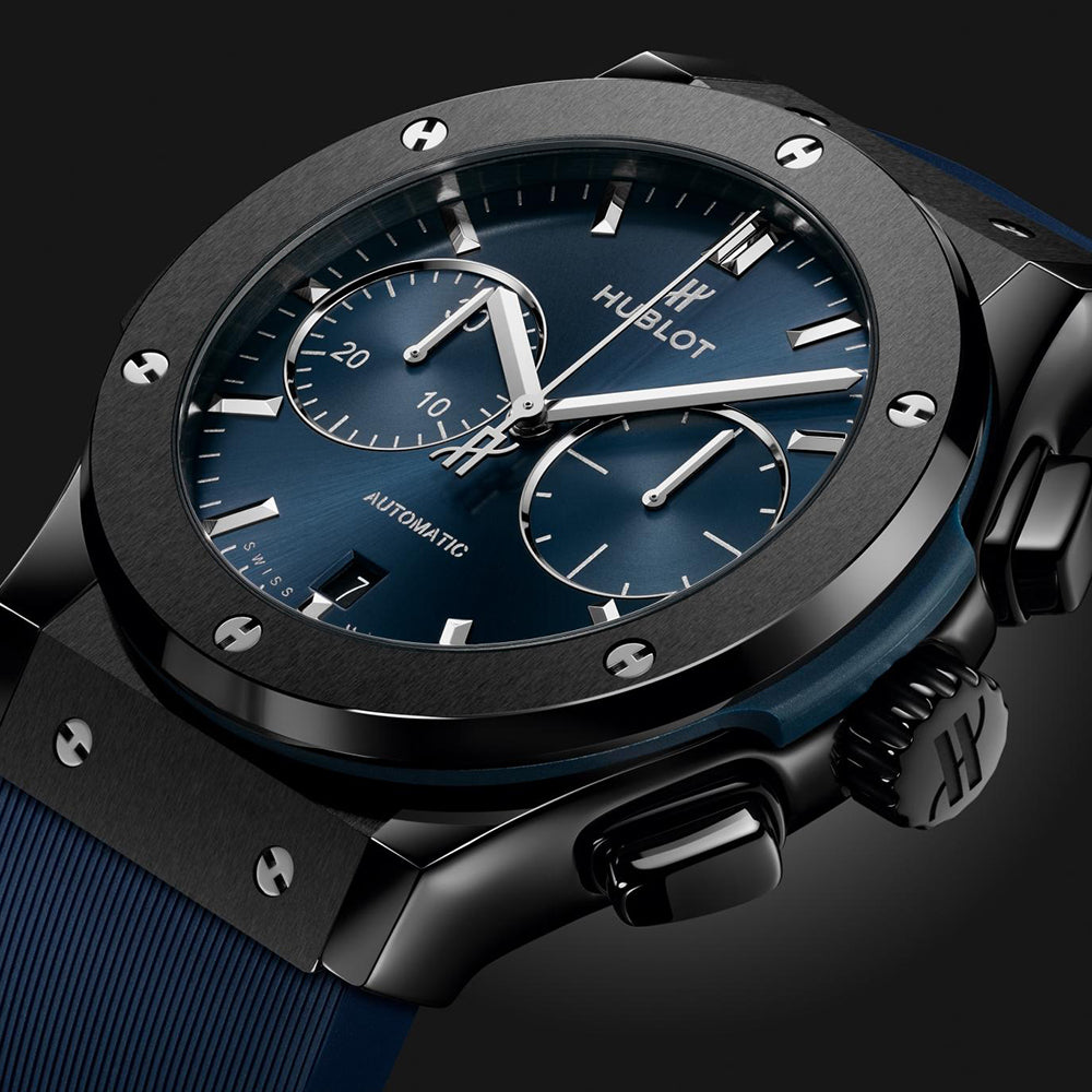 Hublot Classic Fusion Ceramic Blue Chrono | King Jewelers