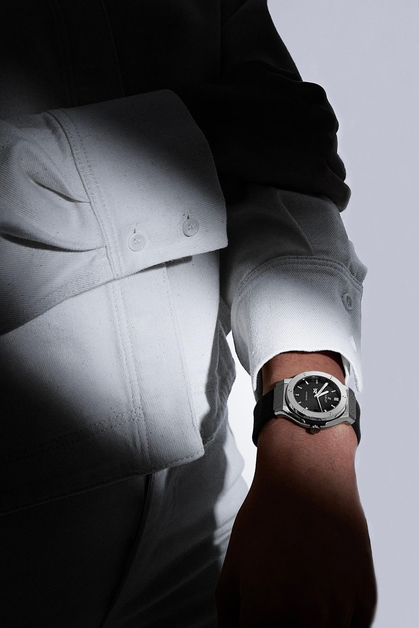 Hublot Classic Fusion Titanium 42mm Black Dial Watch