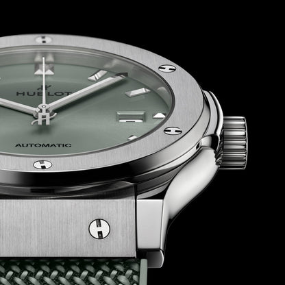 Hublot Classic Fusion Titanium Sage Green 42mm Watch