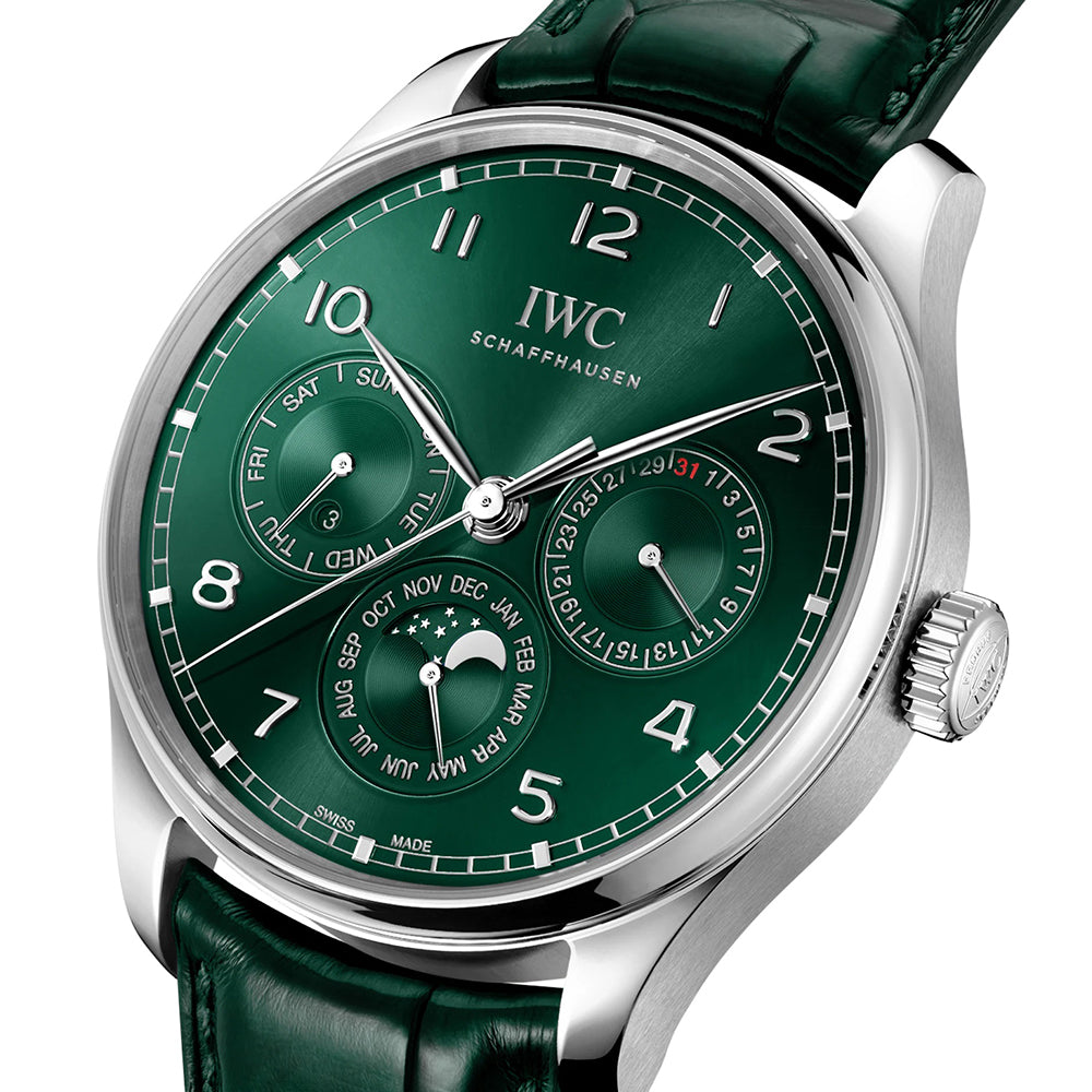 IWC Portugieser Perpetual Calendar 42 Green | King Jewelers