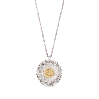 Buccellati Blossoms Daisy Silver and Vermeil Pendant