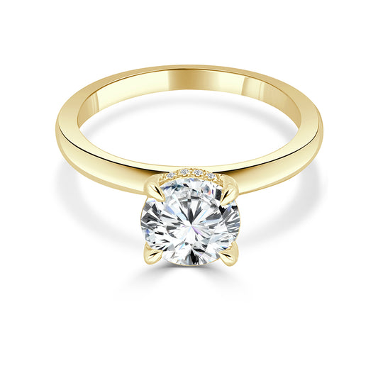 KJ5 1 Carat Semi-Mount 14K Yellow Gold