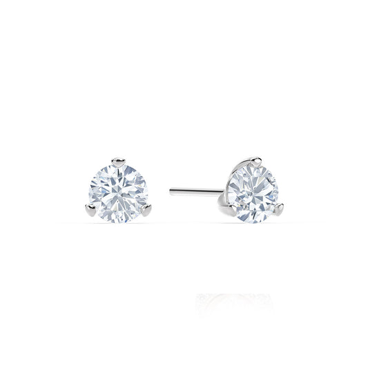 Martini Diamond Stud Earrings