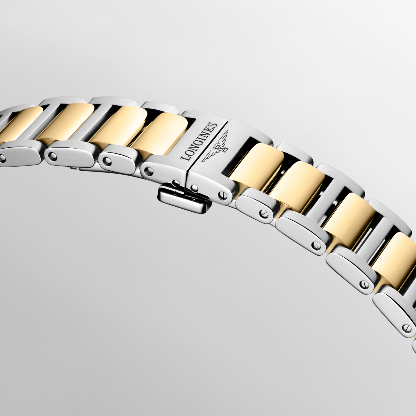 Longines Conquest 34mm White Dial Two-Tone