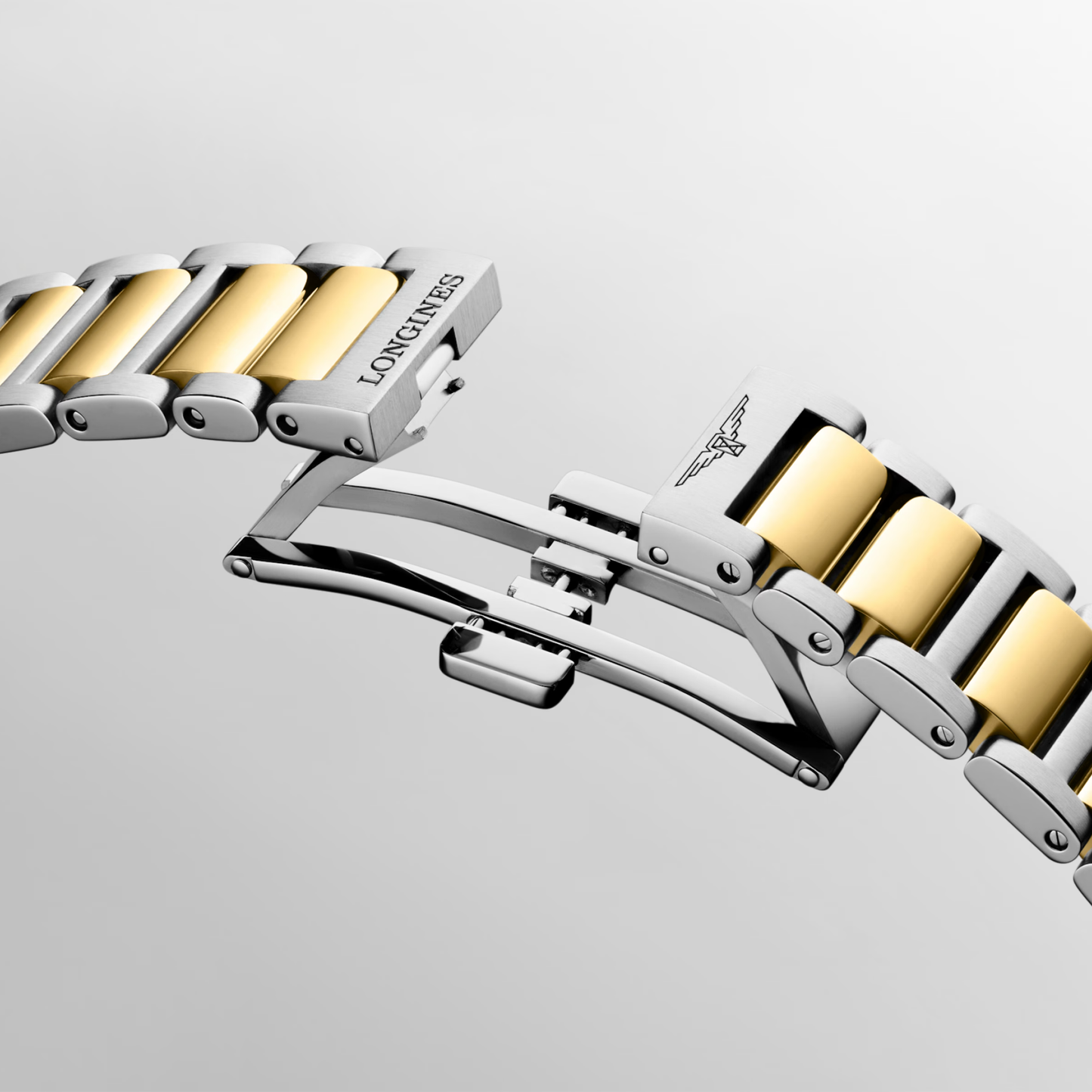 Longines Conquest 34mm White Dial Two-Tone