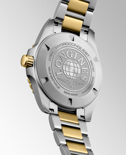 Longines HydroConquest 42mm Steel and Gold Blue Dial