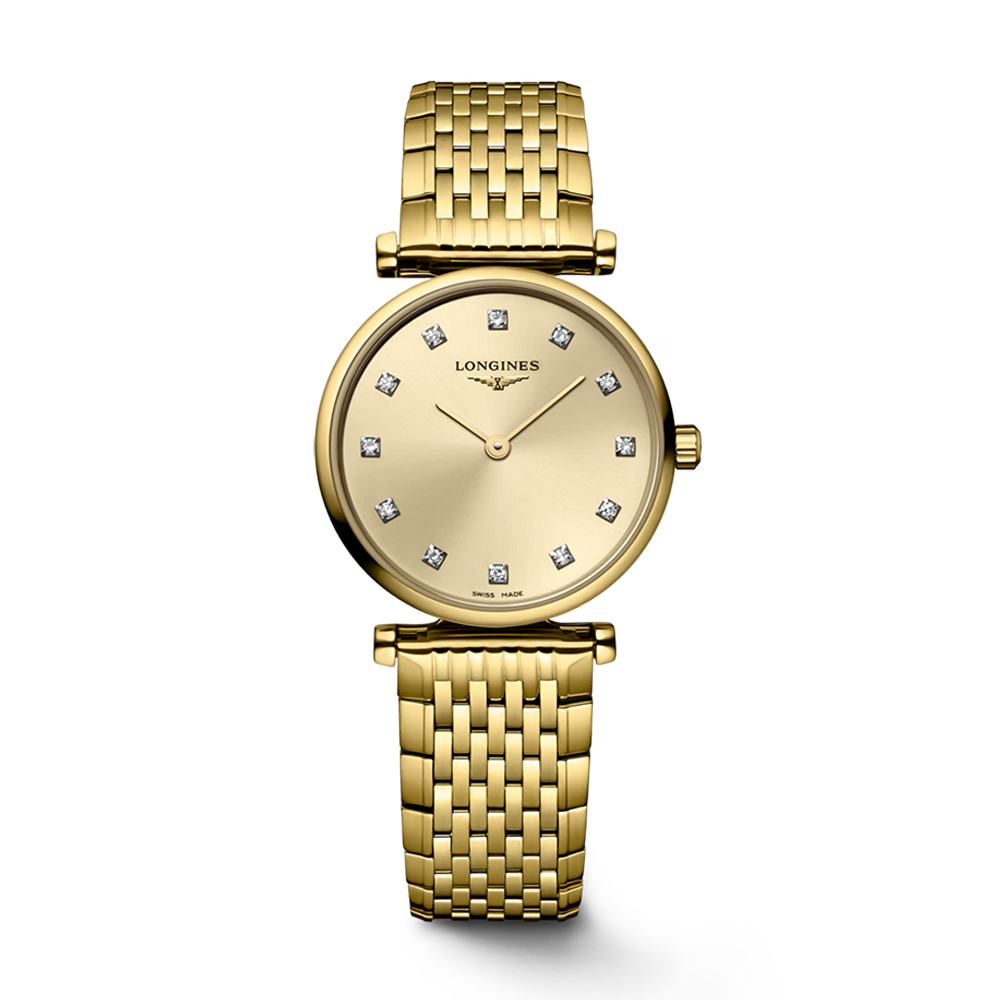 Longines La Grande Classique de Longines 24mm Gilt Diamond Dial