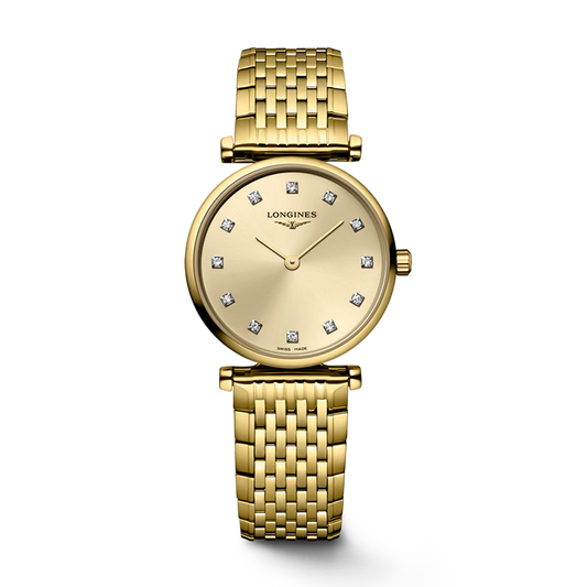 Longines La Grande Classique de Longines 24mm Gilt Diamond Dial