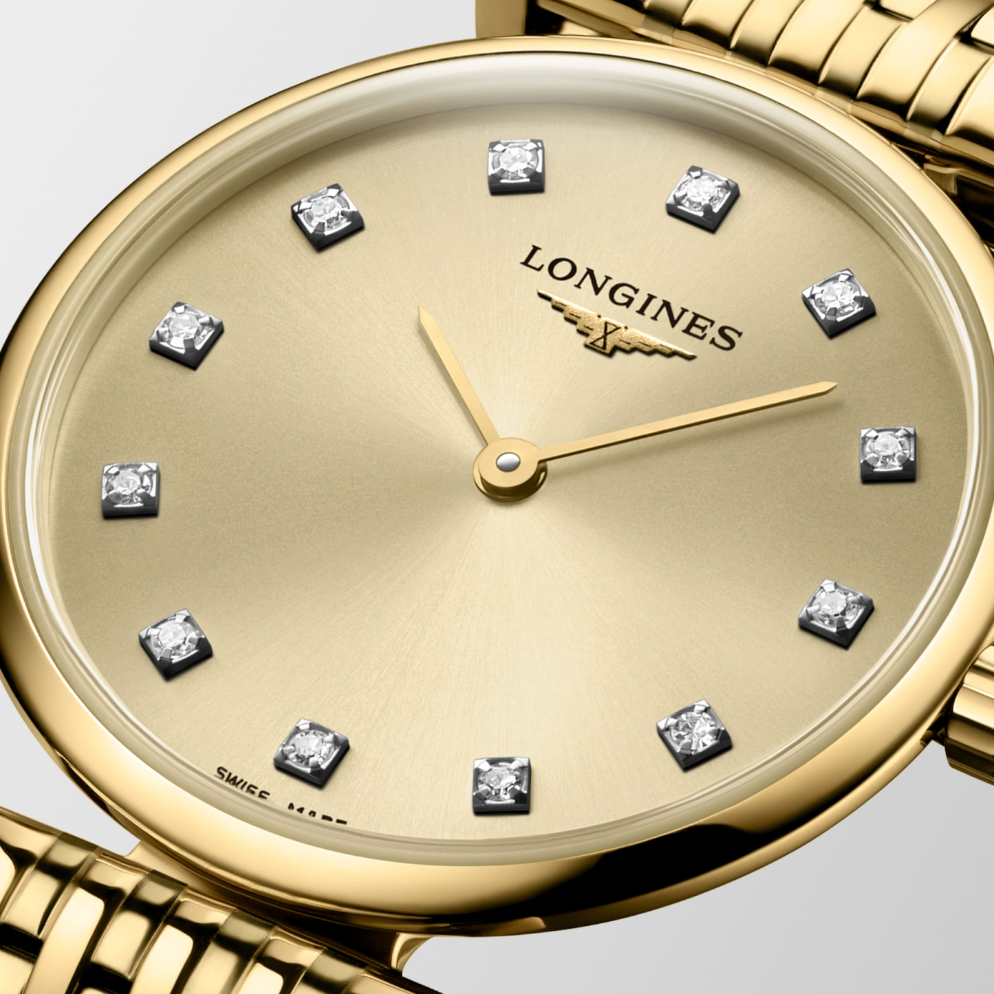 Longines La Grande Classique de Longines 24mm Gilt Diamond Dial