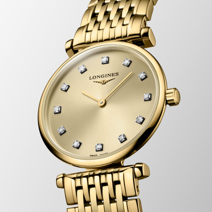 Longines La Grande Classique de Longines 24mm Gilt Diamond Dial