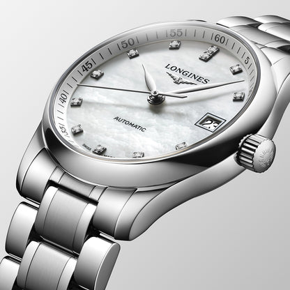 Longines Master Collection Mother of Pearl Diamond Dial